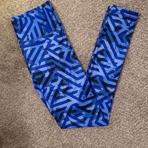 Blue Champion performance vapor leggings